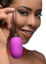 Bang! XL Silicone Vibrating Egg — Black, 3.1 in - BNG-AG331-BLK