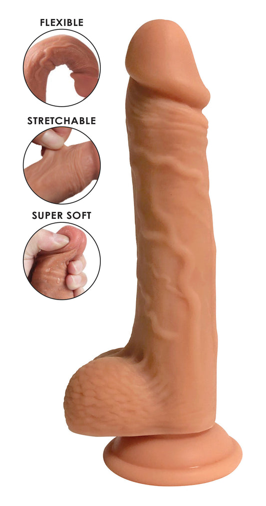 Easy Riders Dual Density Silicone Dildo - 9 Inch by Easy Riders