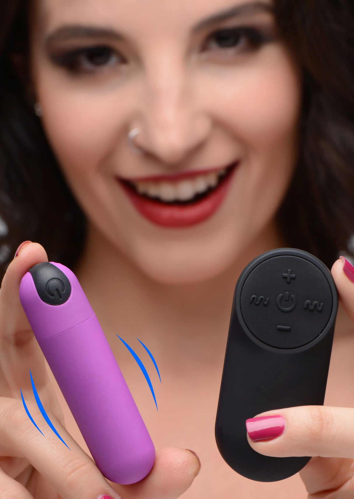 Bang! Bullet Vibrator with Remote Control, Purple, 3 in - BNG-AG366-PUR