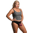 Strap U Lace Envy Crotchless Panty Harness — 3XL Black - 848518048172