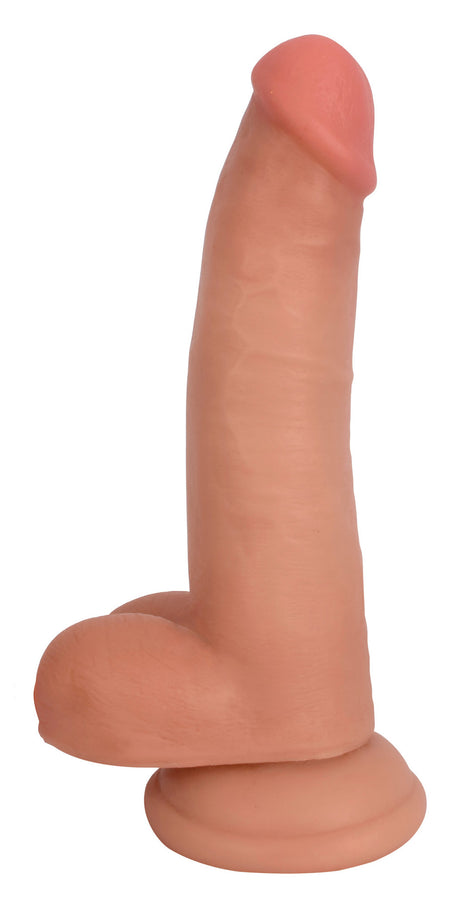 Jock Bareskin Dildo with Balls — 7in Insertable (8.25in Total) - 653078941227