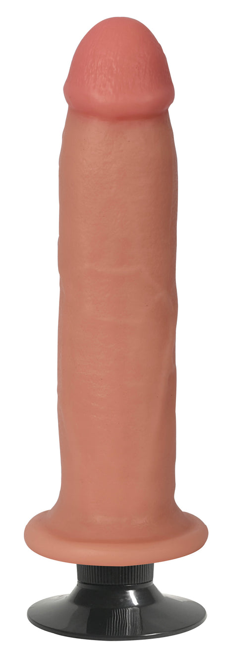 Jock Bareskin Vibrating Dildo with Suction Cup — 8 in - 653078941616