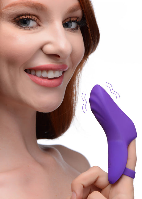 Frisky 7X Finger Bang Her Pro Silicone Finger Vibrator — Pink - FR-AG543PINK