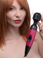 Frisky Multi-Speed Wand Massager, Flexible Neck, 10 in, Pink - 848518042576