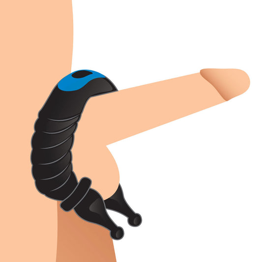 10X Cobra Dual Stimulation Silicone Cock Ring by Trinity Men