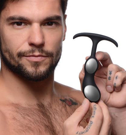 Premium Silicone Weighted Prostate Plug - Medium