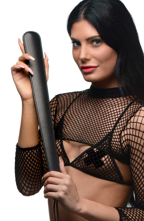 STRICT 19-Inch Slapper Paddle — Black PU Leather - 848518045782
