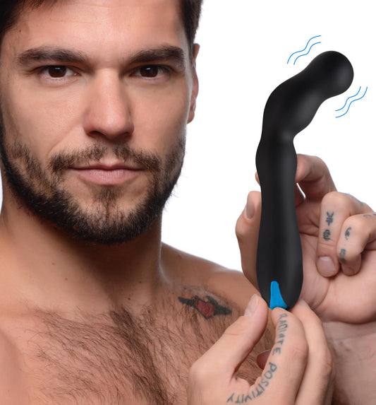 12X Silicone Beaded Prostate Vibrator by Trinity Men