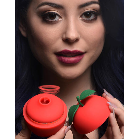 Shegasm Forbidden Apple Silicone Clit Stimulator — Rechargeable - 848518047472
