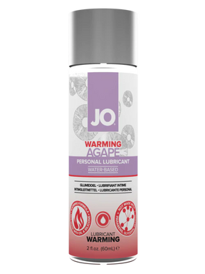JO Lubricants Agapé Warming Water-Based Personal Lubricant, 2 fl oz (60 mL) - JO352