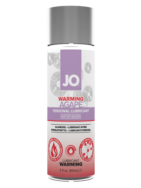 JO Lubricants Agapé Warming Water-Based Personal Lubricant, 2 fl oz (60 mL) - JO352