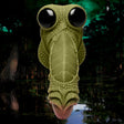 Creature Cocks Swamp Monster Scaly Silicone Dildo, 9.4 in, Green - CC-AH055-GRN
