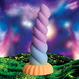 Creature Cocks Mystique Unicorn Horn Silicone Dildo, 8.3 in - CC-AH066