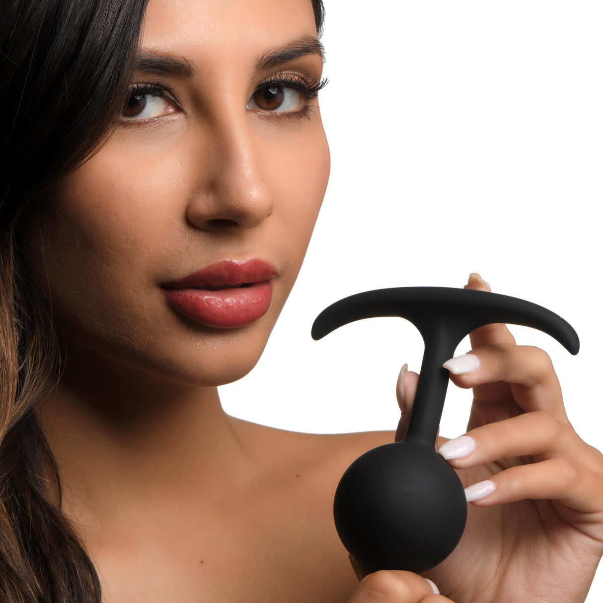 Heavy Hitters Premium Silicone Weighted Round Anal Plug — XL - 848518049179