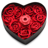 Bloomgasm Rose Lover's Gift Box — Rechargeable Clitoral Suction Rose (Red) - INM-AH128
