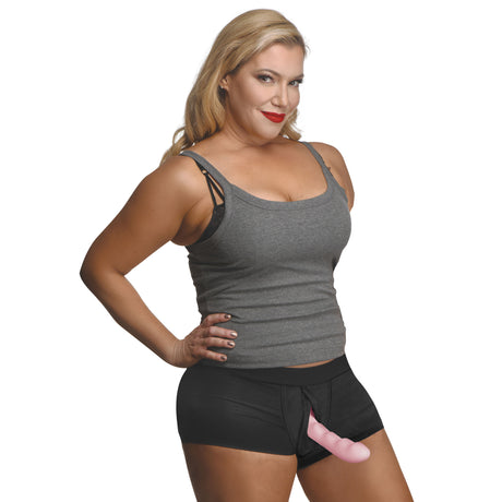 Strap U Incognito Boxer Harness with Hidden O-Ring — 3XL, Black - 848518051486