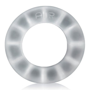 OXBALLS AIR Plus+Silicone Airflow Cockring - Cool Ice - OX-S3025-CLR