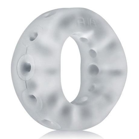 OXBALLS AIR Plus+Silicone Airflow Cockring - Cool Ice - OX-S3025-CLR