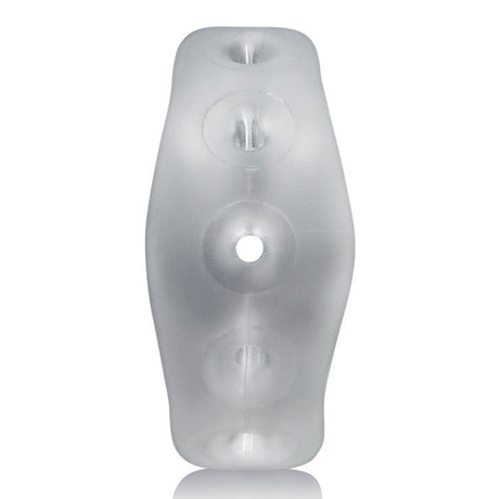 OXBALLS AIR Plus+Silicone Airflow Cockring - Cool Ice - OX-S3025-CLR
