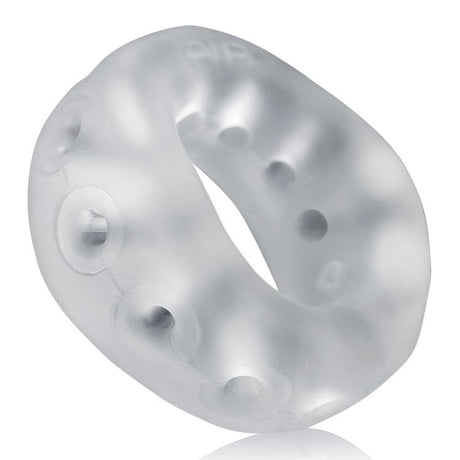 OXBALLS AIR Plus+Silicone Airflow Cockring - Cool Ice - OX-S3025-CLR