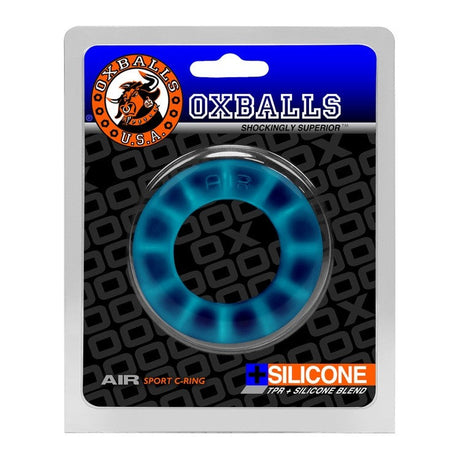 OXBALLS AIR Airflow Cockring — Space Blue (4.25 in inner) - OX0281