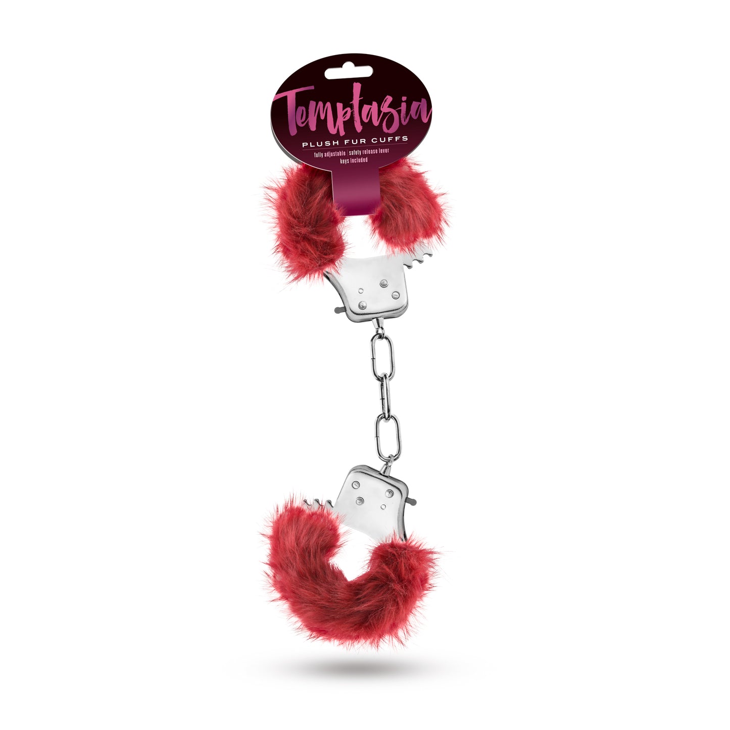 Temptasia - Plush Fur Cuffs - Burgundy by Blush