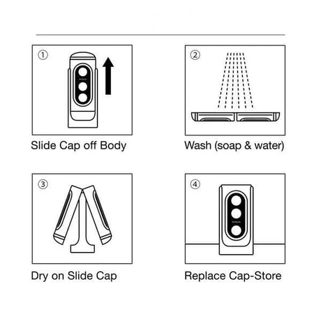 Tenga Flip Hole Black Male Masturbator — Flip-Style Reusable Sleeve - TN310