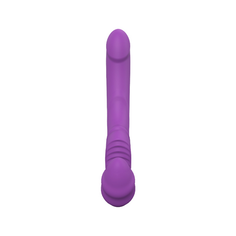 NOBÜ Ami Strapless Vibrating Strap-On — Purple - NB1544
