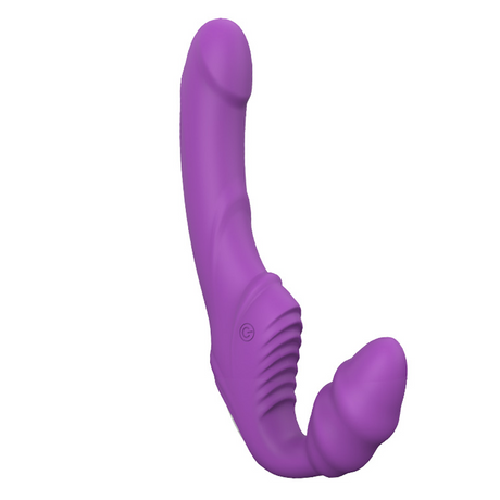 NOBÜ Ami Strapless Vibrating Strap-On — Purple - NB1544