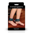 Sportsheets Signature Twilight Tease Ankle Cuffs — Blue, Cashmere-Touch Silicone - SS68105