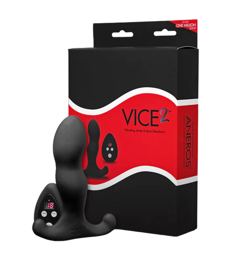 Aneros VICE 2 Remote Prostate Massager — 2 Motors, 18 Patterns - AN3885