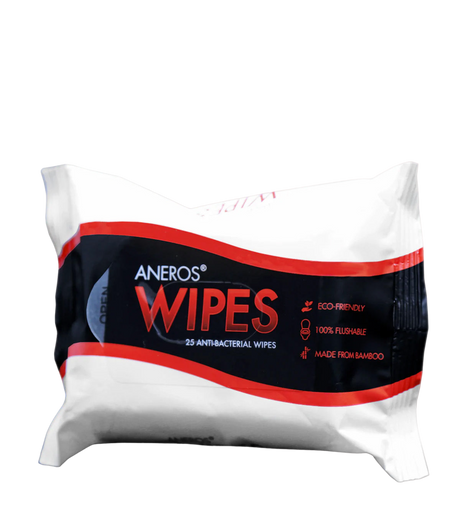 Aneros Bamboo Flushable Wipes - 25 Pack - AN3975