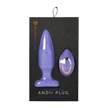 Nu Sensuelle Andii Roller-Motion Anal Plug — Ultra Violet - NS2996