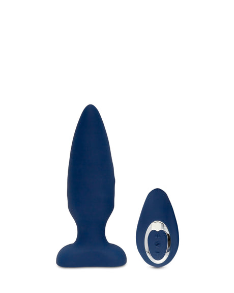 Nu Sensuelle Andii Anal Plug — Navy Blue, Rolling Bead Motion - NS2989