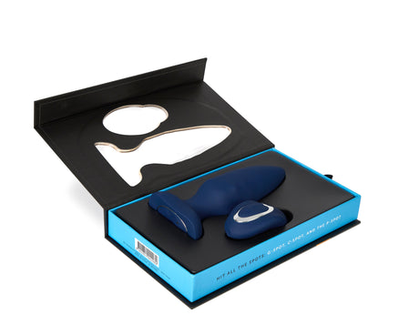 Nu Sensuelle Andii Anal Plug — Navy Blue, Rolling Bead Motion - NS2989