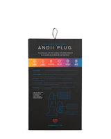 Nu Sensuelle Andii Anal Plug — Navy Blue, Rolling Bead Motion - NS2989