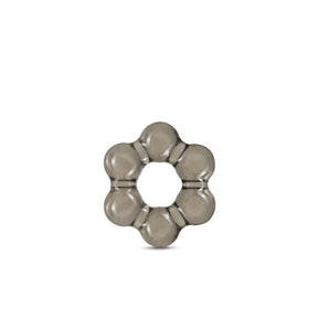 Blush Stay Hard Thick Bead Cock Ring, Black - BL-00365