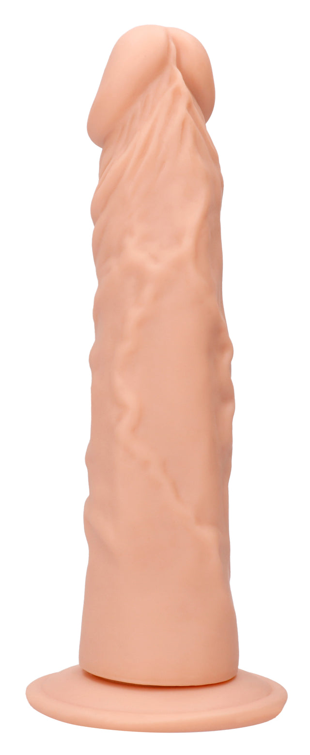 Shots 7-inch Realistic Dildo — Flesh, TPE Suction Base - SH-REA098FLE