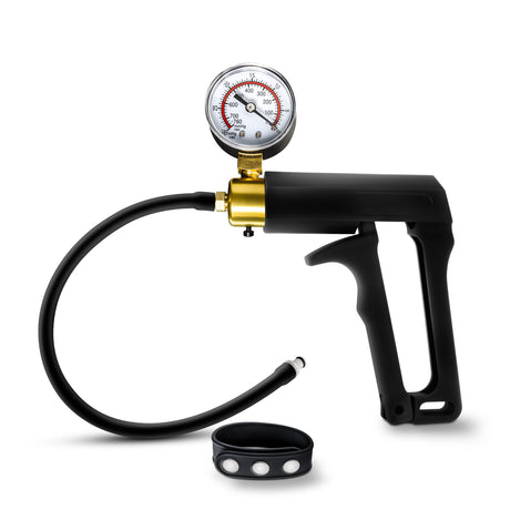 Blush Performance Pump Trigger Kit with Gauge, Silicone Tubing & Cock Strap - Black - BL-09401