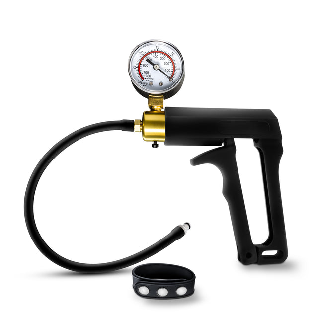 Blush Performance Pump Trigger Kit with Gauge, Silicone Tubing & Cock Strap - Black - BL-09401