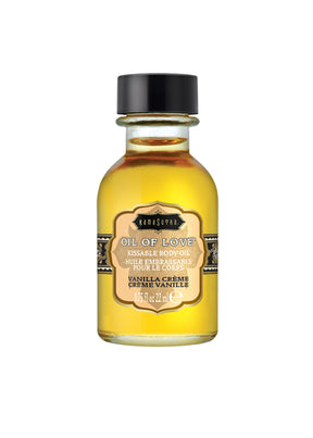 Kama Sutra Oil of Love Foreplay Oil, Vanilla Creme 0.75 fl oz - KS12006