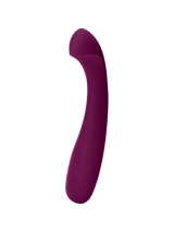 Dame Arc Rechargeable Vibrator — Plum, 7.5 in - DM1203