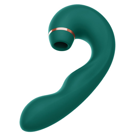 Nobü Aria Emerald Rechargeable Clitoral Suction & G-Spot Vibrator - NB1681