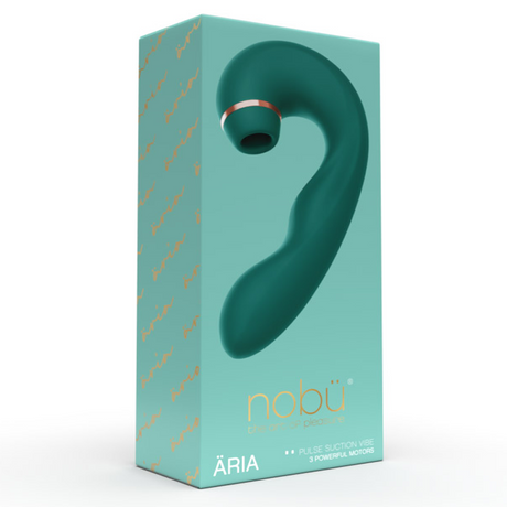 Nobü Aria Emerald Rechargeable Clitoral Suction & G-Spot Vibrator - NB1681