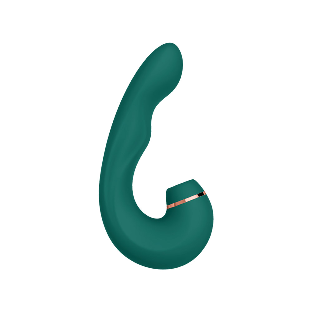 Nobü Aria Emerald Rechargeable Clitoral Suction & G-Spot Vibrator - NB1681