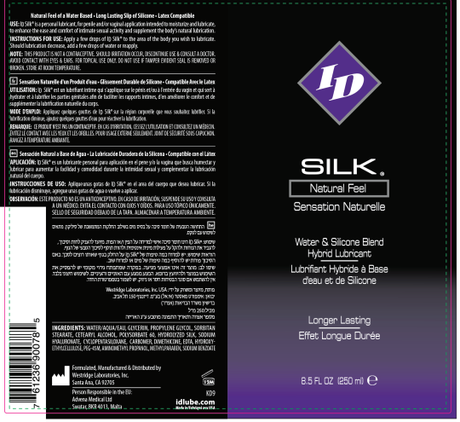 I.D. Lubricants I.D. Silk Hybrid Lubricant (Silicone & Water) — 8.5 oz - ID-SLK-08