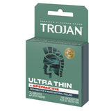 Trojan Ultra Thin Armor Spermicidal Condoms - 3 Pack