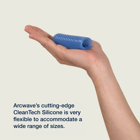 Arcwave Ghost Reversible Textured Stroker - Blue - AW1244