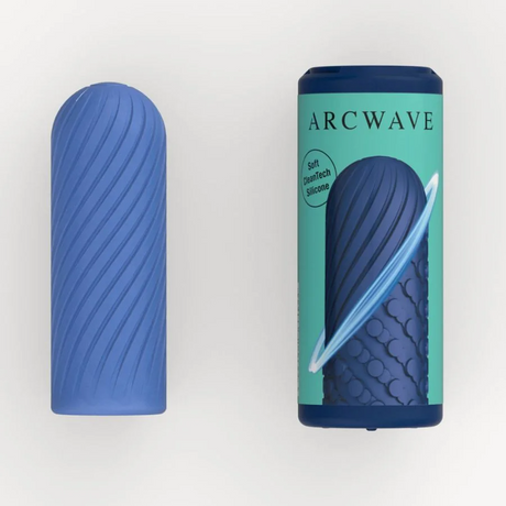 Arcwave Ghost Reversible Textured Stroker - Blue - AW1244