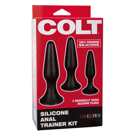 CalExotics Colt Silicone Anal Trainer Kit — 3 Graduated Plugs - SE6871053